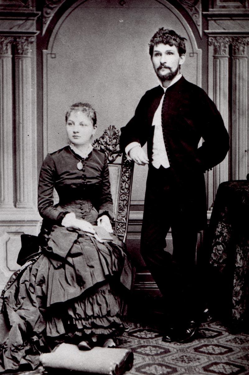 Janacek_with_wife Rodn&yacute; dům Leo&scaron;e Jan&aacute;čka