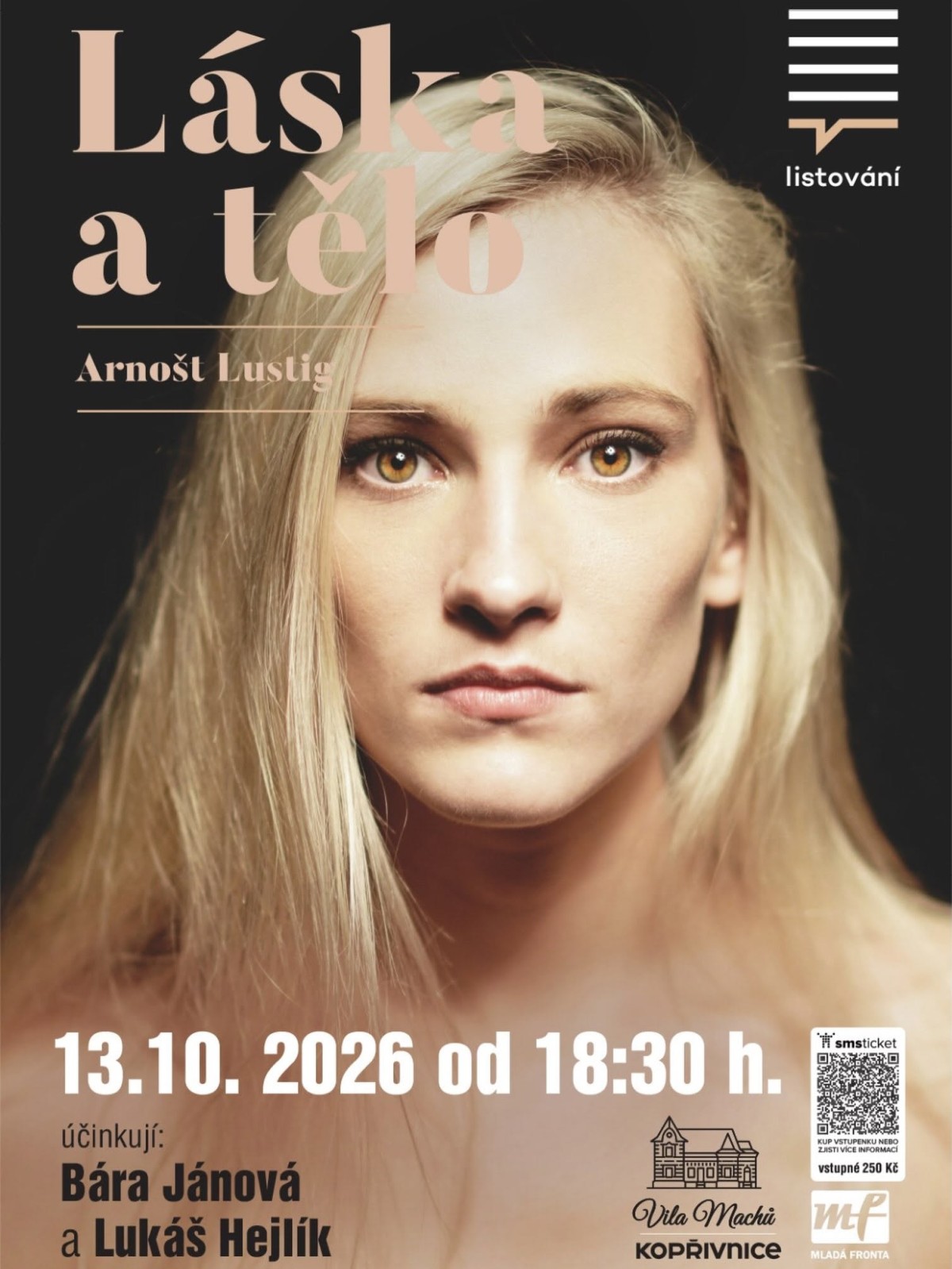 actions-19027-3350 Listování Lukáše Hejlíka - Láska a tělo (Arnošt Lustig)