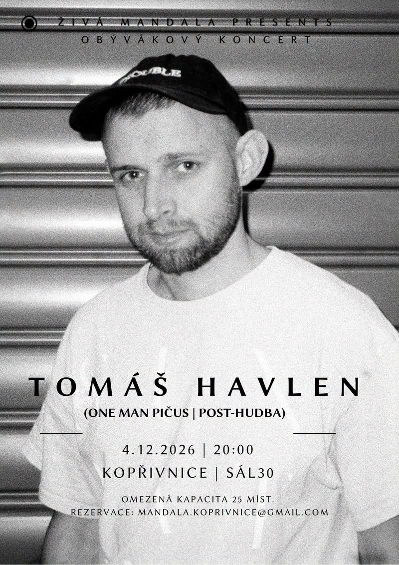 actions-19029-8401 KONCERT: Tom&aacute;&scaron; Havlen (obyv&aacute;kov&yacute; koncert) 